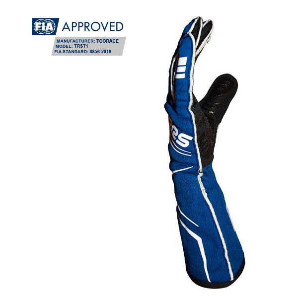 FIA RRS DYNAMIC 2 GLOVES (EXTERNAL SEAMS) - BLUE - FIA 8856-2018 - 3