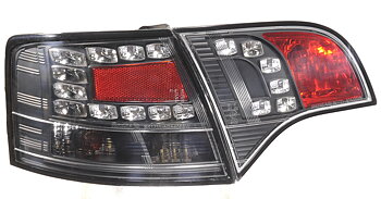 AUDI A4 AVANT B7 05-08 LED TAILLIGHTS SET BLACK