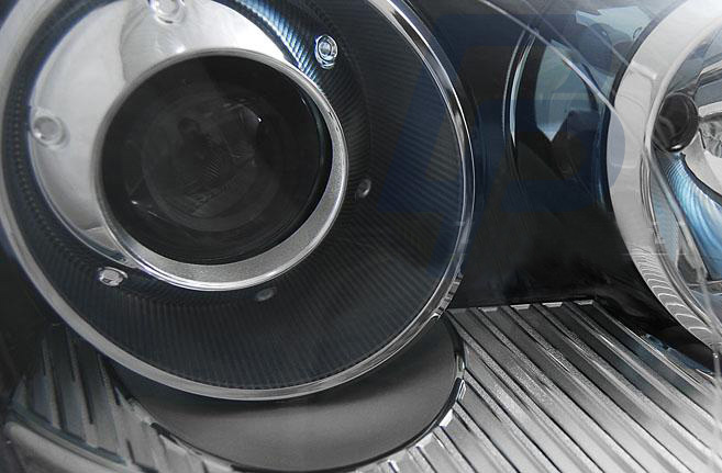 HEADLIGHTS VW GOLF 5 10.03-09 GTI BLACK - 2