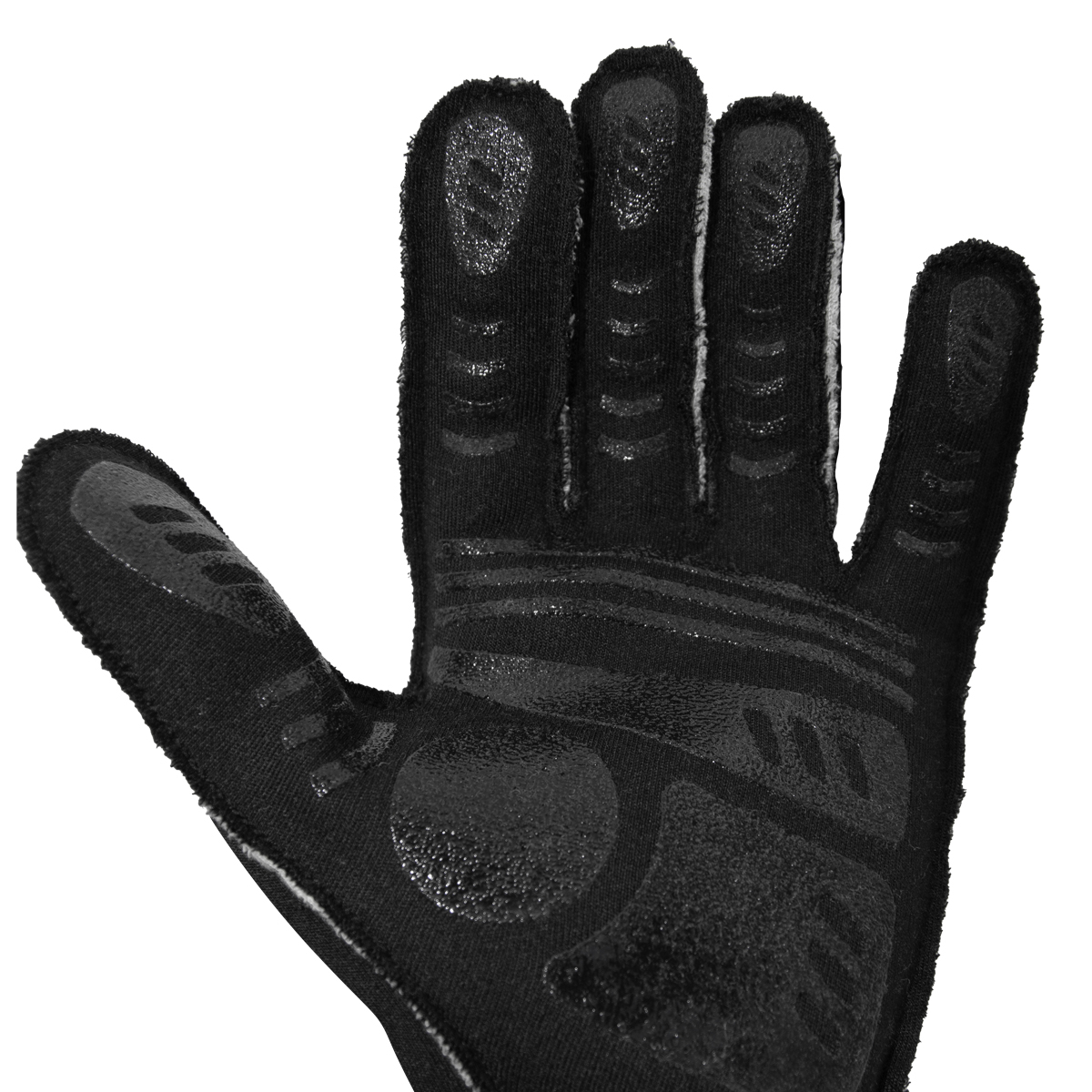 FIA RRS DYNAMIC 3 RACING GLOVES (EXTERNAL SEAMS) BLACK / RED - FIA 8856-2018 - 2