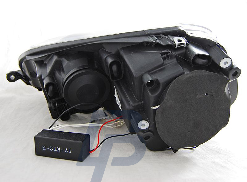 HEADLIGHTS VW GOLF 5 10.03-09 ANGEL EYES CCFL CHROME - 2