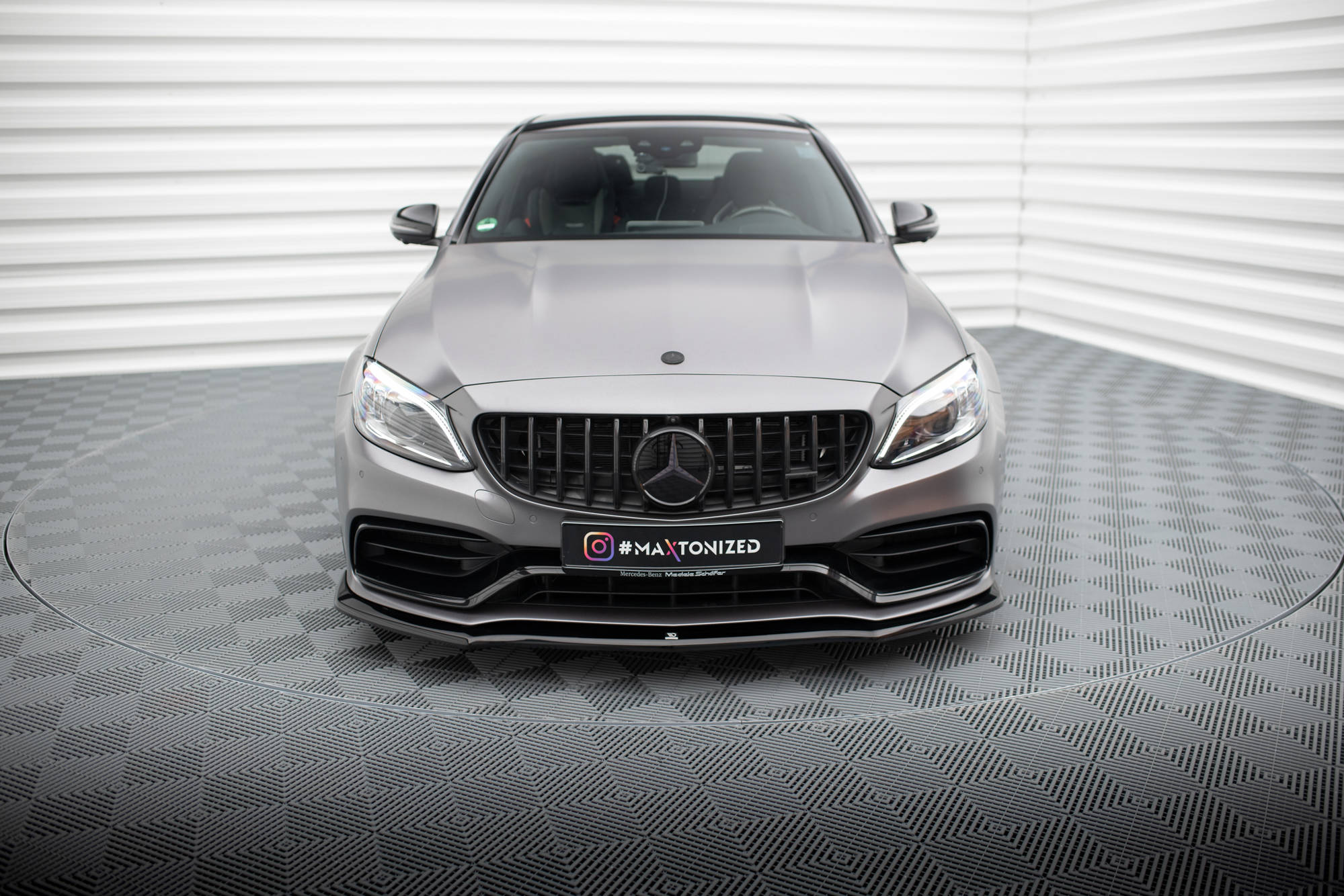 Front Splitter V.1 Mercedes-AMG C63 Sedan / Estate W205 Facelift - 2