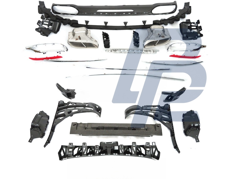 Sport Rear Bumper Style PDC for Mercedes W222 2018–2020 - 3