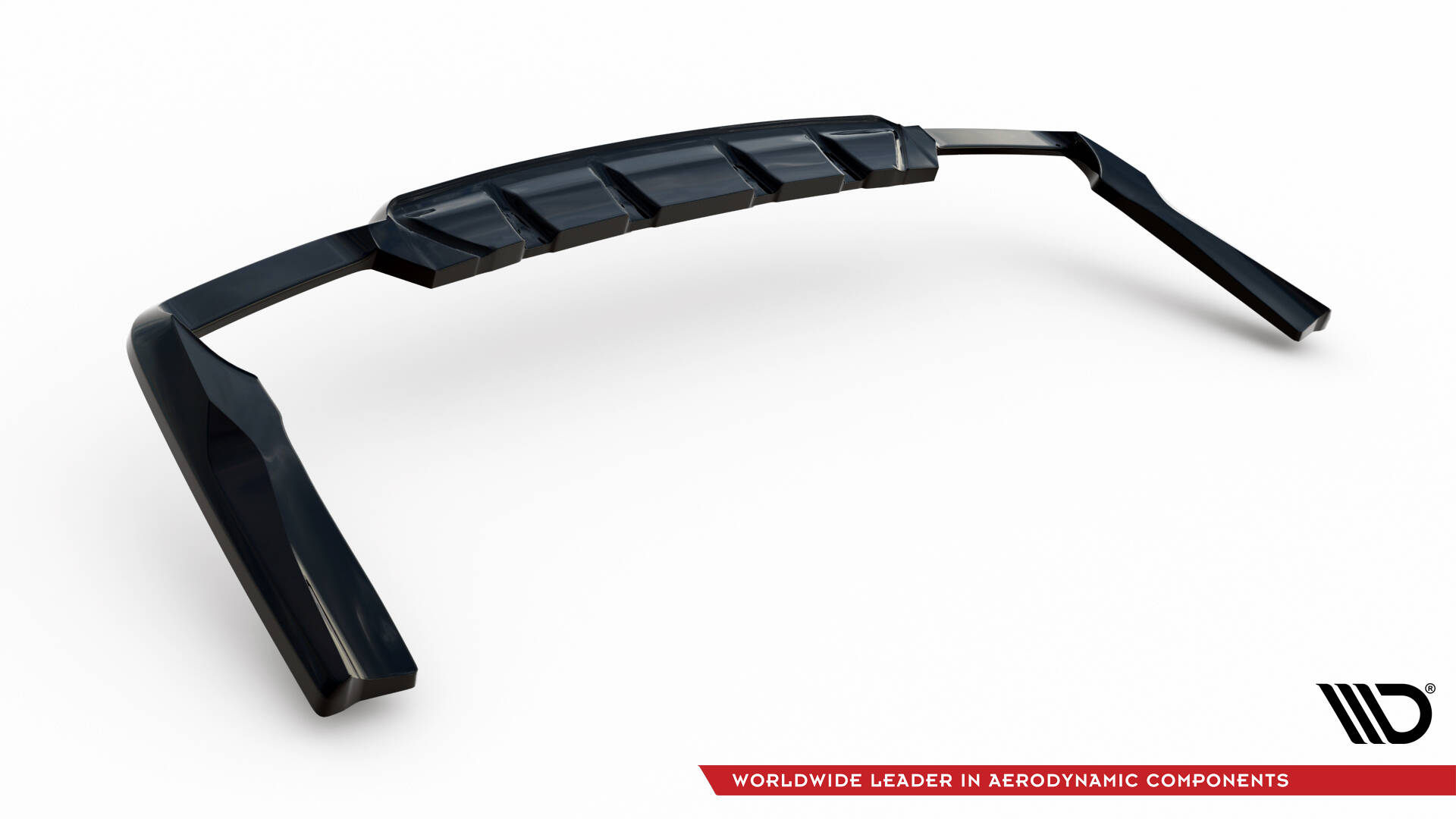 Central Rear Splitter (Vertical Bars) V.2 Mercedes-AMG GLC 63 SUV X253 - 6