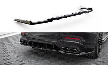 Central Rear Splitter (Vertical Bars) V.2 Mercedes-AMG GLC 63 SUV X253