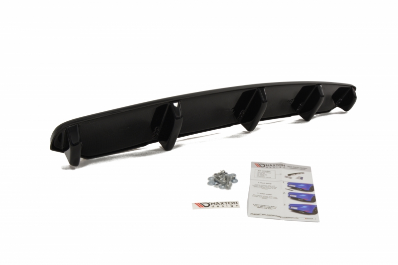 CENTRAL REAR SPLITTER BMW 6 GRAN COUPÃ‰ MPACK (WITH A VERTICAL BAR) - 3