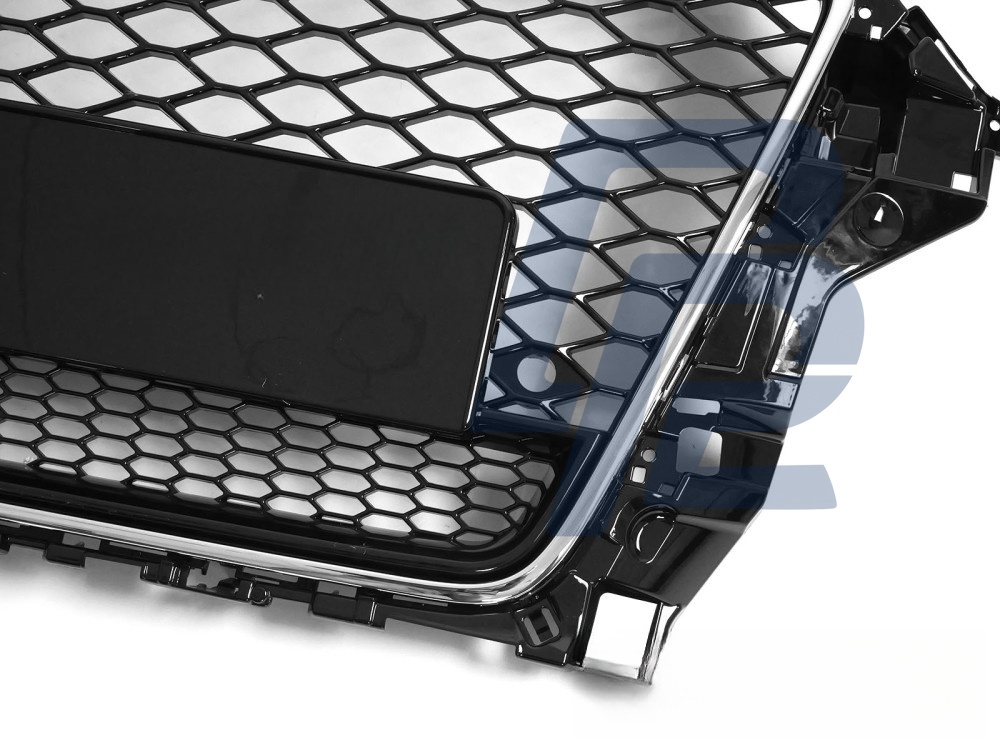 Grille Sport Style Gloss Black/Chrome PDC for Audi A3 8V 2012–2016 - 5