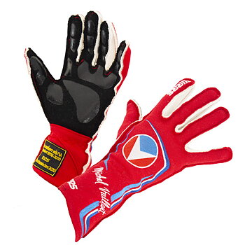 RACING GLOVES FIA RRS MICHEL VAILLANT RED