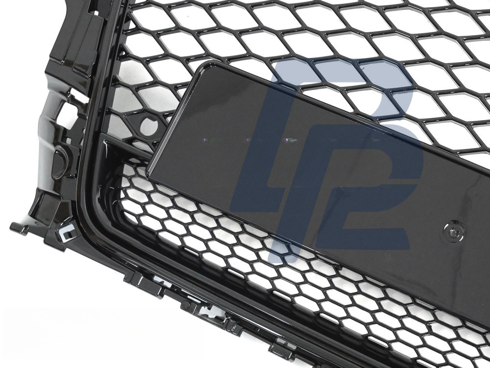 Grille Sport Style Gloss Black PDC for Audi A3 8V 2012–2016 - 3