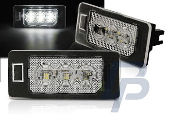 LICENSE LED LIGHTS AUDI Q5 / A4 08-10 / A5 / TT / VW PASSAT B6 KOMBI 3XLED