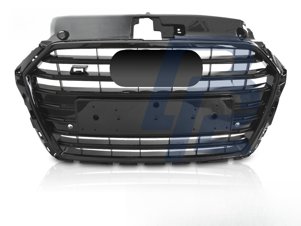 Grille Sport S Style Gloss Black PDC for Audi A3 8V 2017–2020 - 3