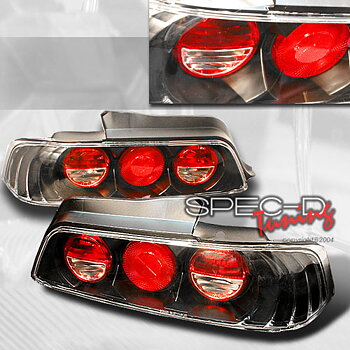 HONDA PRELUDE 97-01 TAILLIGHTS BLACK [SR]