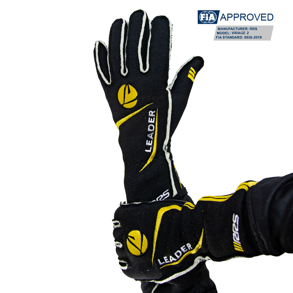 RACING GLOVES FIA RRS VAILLANT / LEADER - FIA 8856-2018 - 2
