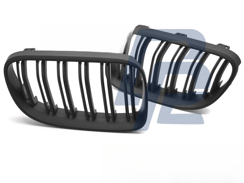 Grille Sport Matt Black Double-Slat for BMW E92 / E93 LCI 2010–2013 - 5