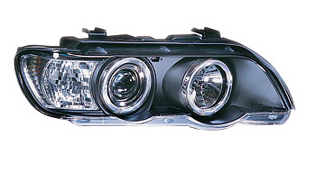 BMW X5 98-02 HEADLIGHTS SET BLACK (ELECTRIC)