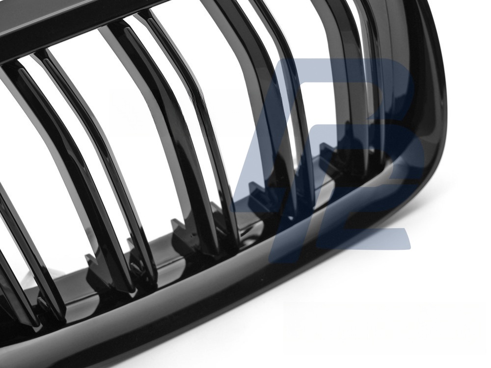 Grille Sport Gloss Black Double-Slat for BMW E92 / E93 LCI 2010–2013 - 2