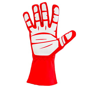 RRS KARTING/LEISURE DRIVER GLOVES - RED VAILLANT