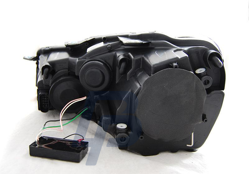 HEADLIGHTS VW GOLF 6 10.08-12  DAYLIGHT BLACK DUAL DRL - 2