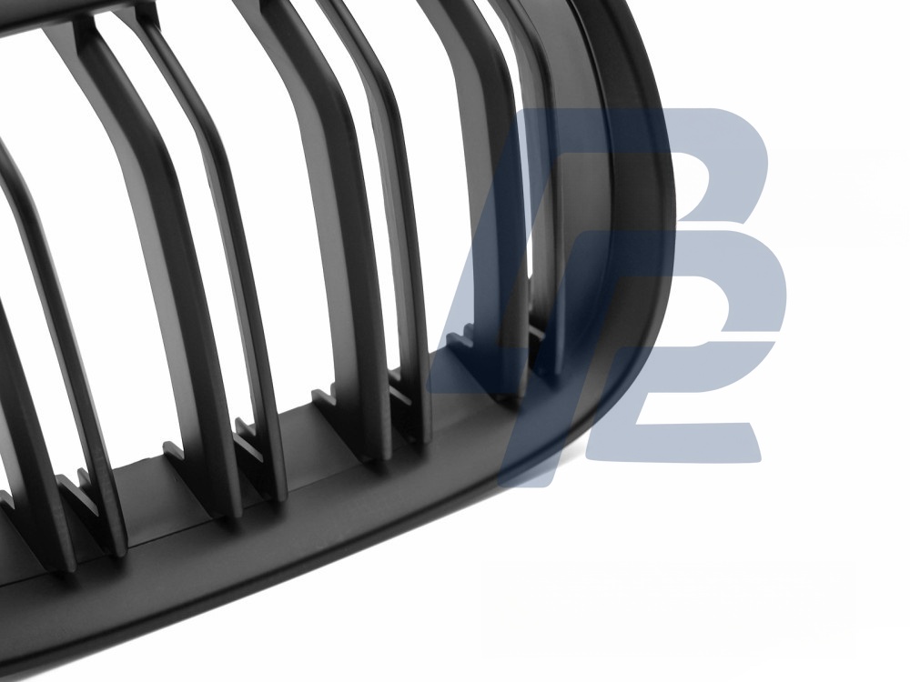 Grille Sport Matt Black Double-Slat for BMW E92 / E93 2006–2010 - 2