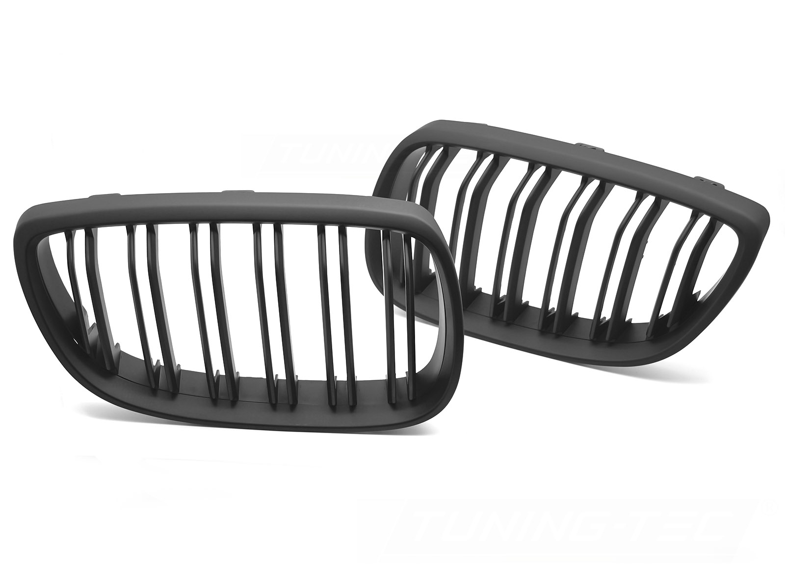 GRILL SPORT SVART MATT DUBBELRIBBAD TILL BMW E92 / E93 2006-2010