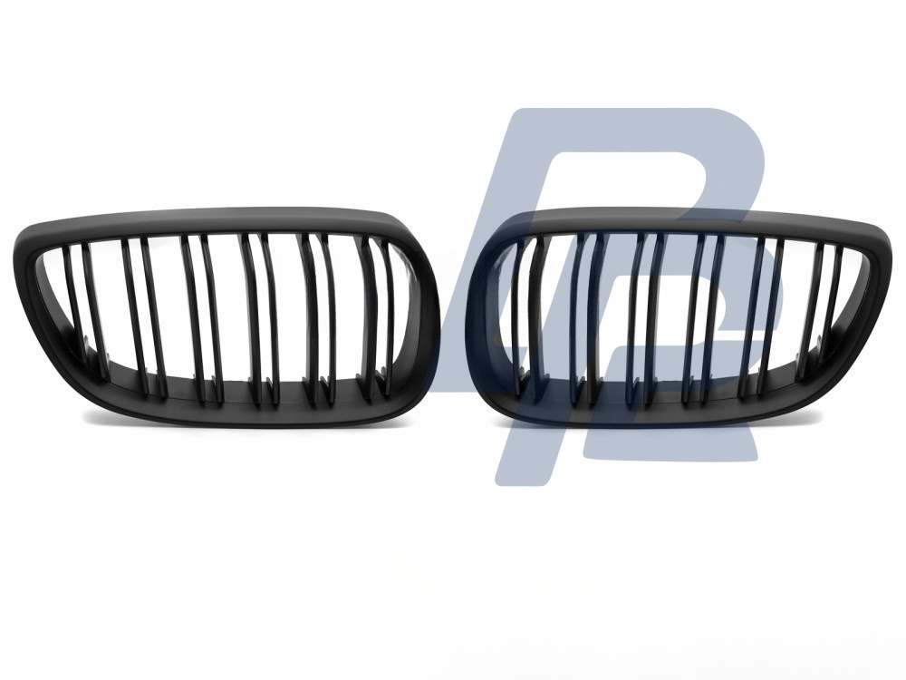 Grille Sport Matt Black Double-Slat for BMW E92 / E93 2006–2010 - 3