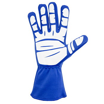 RRS KARTING/LEISURE DRIVER GLOVES - BLUE VAILLANT
