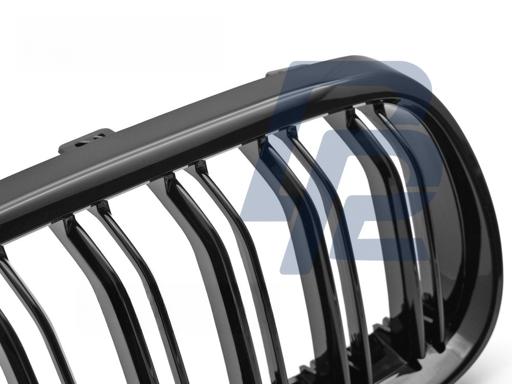 Grille Sport Gloss Black Double-Slat for BMW E92 / E93 2006–2010 - 5