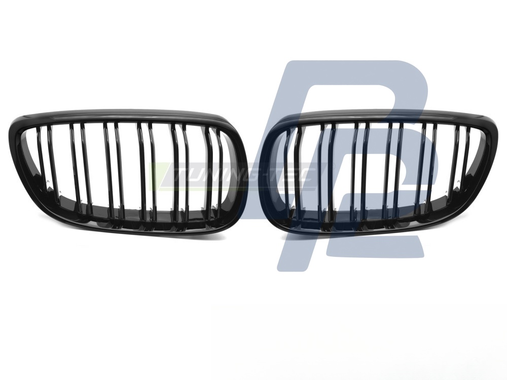 Grille Sport Gloss Black Double-Slat for BMW E92 / E93 2006–2010 - 4