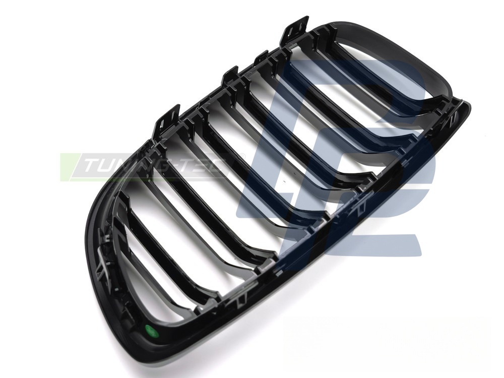 Grille Sport Gloss Black Double-Slat for BMW E92 / E93 2006–2010 - 6