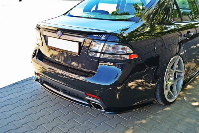 CENTRAL REAR SPLITTER SAAB 9-3 TURBO X - 3