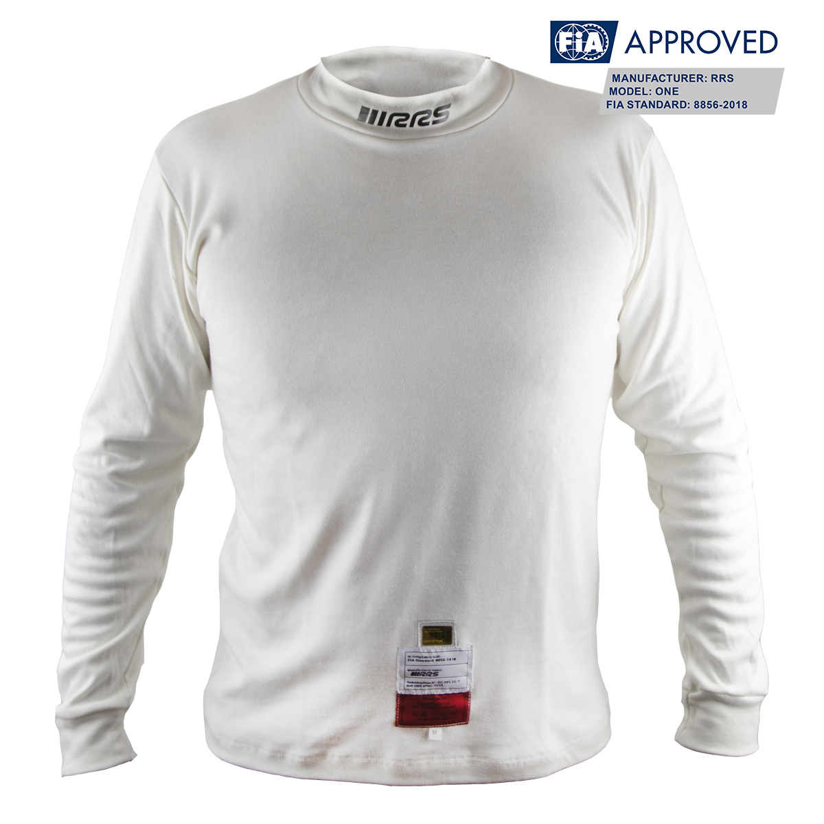 RRS ONE TOP - WHITE - FIA 8856-2018 - 2
