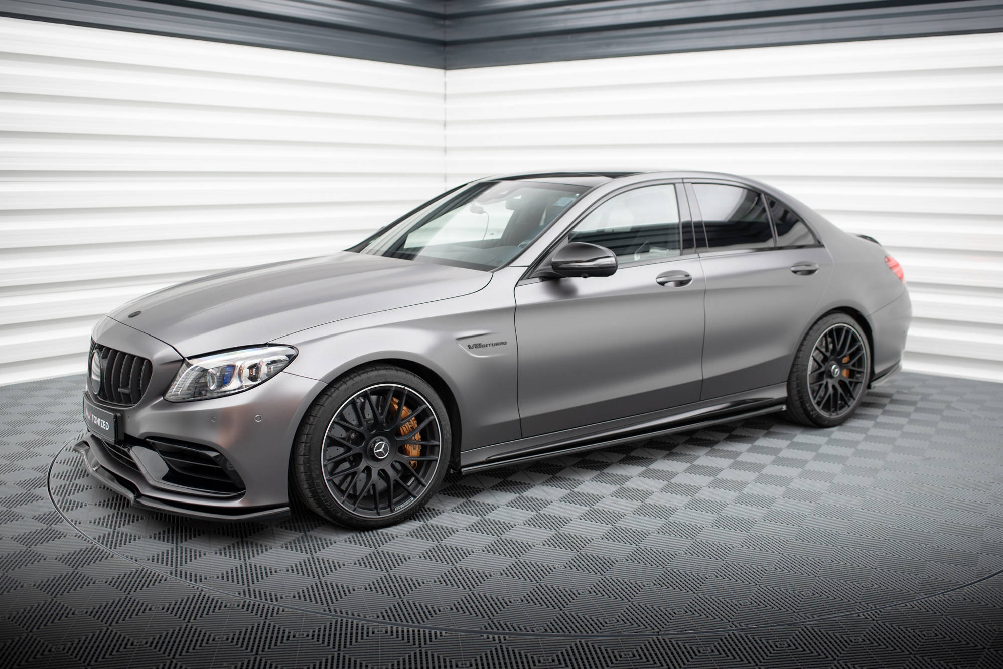 Side Skirts Diffusers Mercedes-AMG C63 Sedan / Estate W205 Facelift - 2