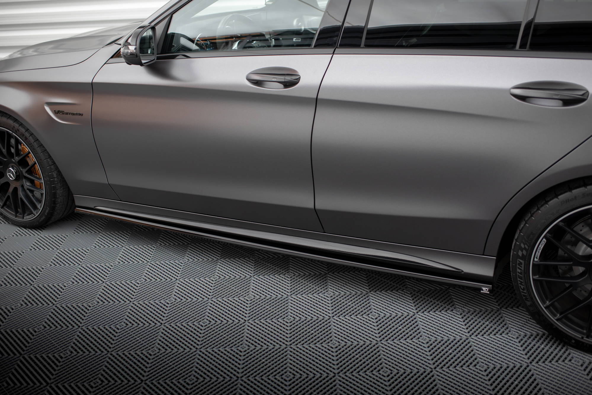 Side Skirts Diffusers Mercedes-AMG C63 Sedan / Estate W205 Facelift - 4