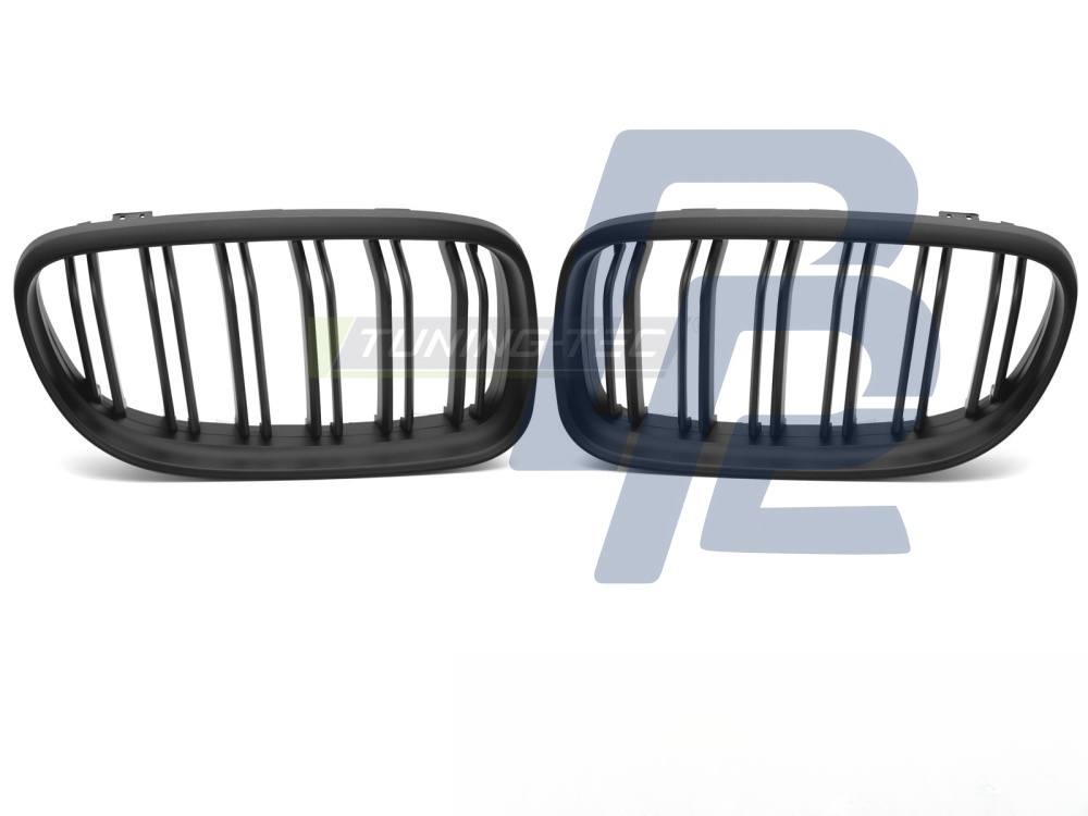 Grille Sport Matt Black Double-Slat for BMW E90 / E91 LCI 2009–2011 - 6