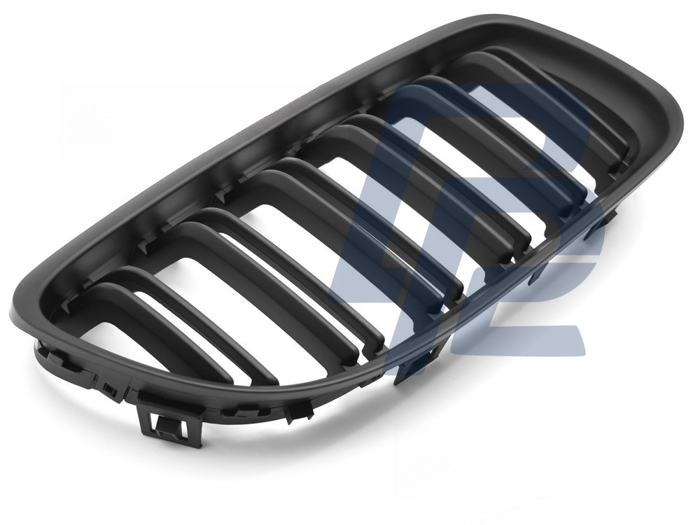 Grille Sport Matt Black Double-Slat for BMW E90 / E91 LCI 2009–2011 - 4
