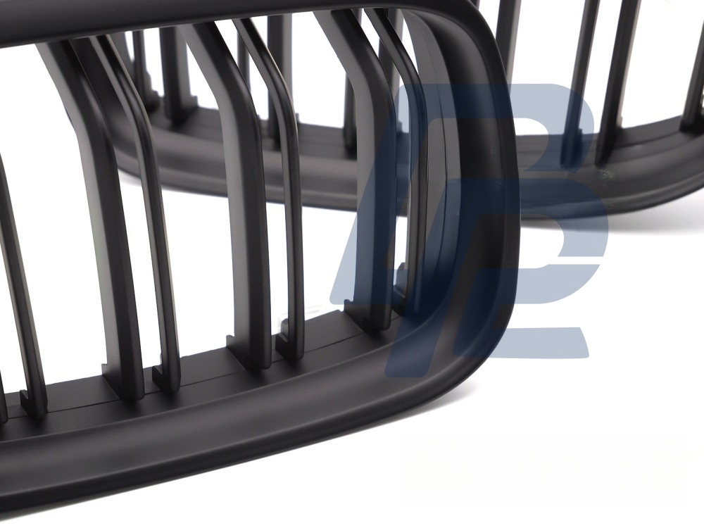 Grille Sport Matt Black Double-Slat for BMW E90 / E91 LCI 2009–2011 - 3