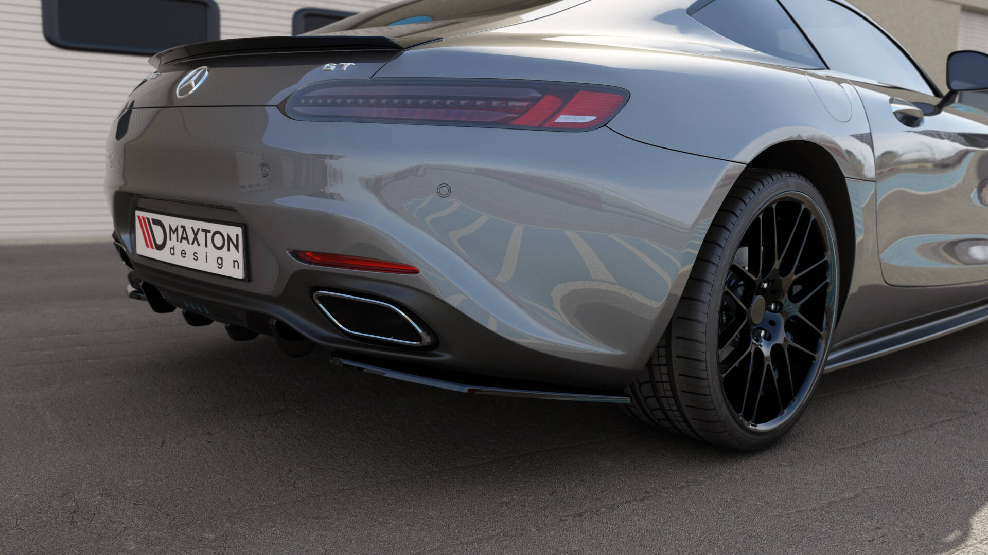 Rear Side Splitters Mercedes-AMG GT / GT S C190 Facelift - 3