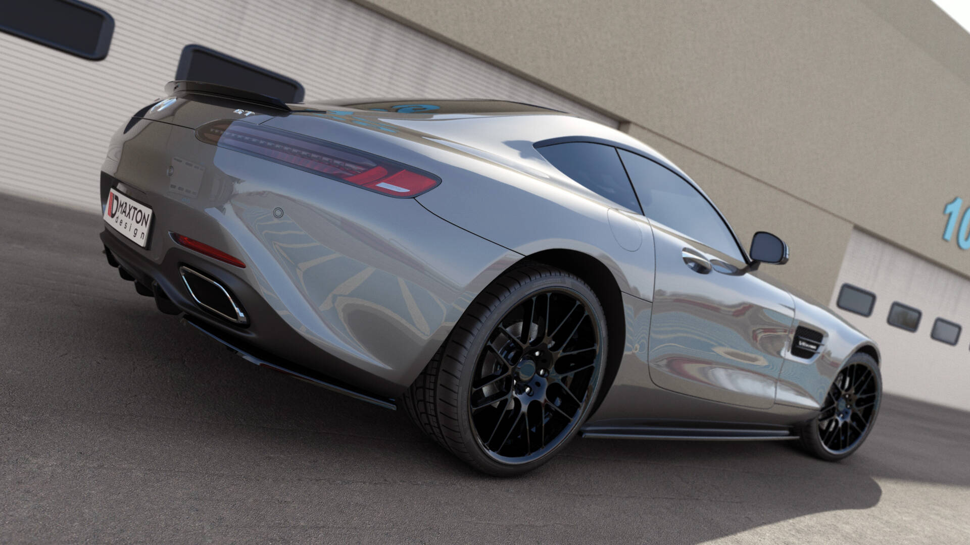Rear Side Splitters Mercedes-AMG GT / GT S C190 Facelift - 5