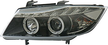BMW 3 E90 05-08 HEADLIGHTS SET BLACK