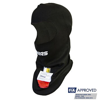 RRS ONE BALACLAVA - BLACK - FIA 8856-2018