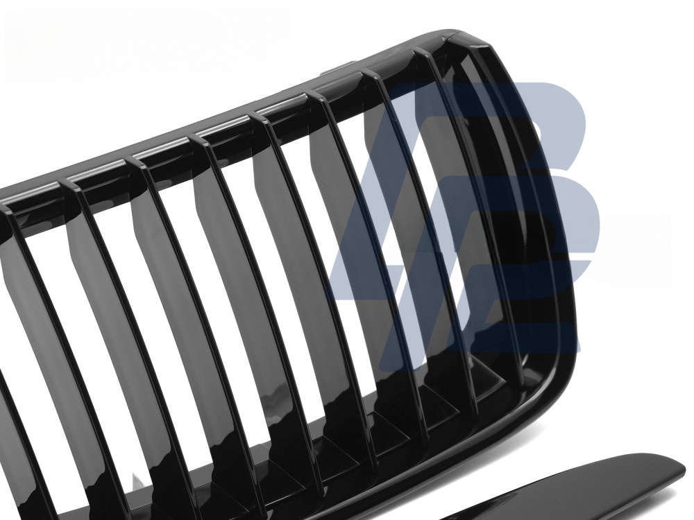 Grille Gloss Black for BMW E90 / E91 2005–2008 - 2