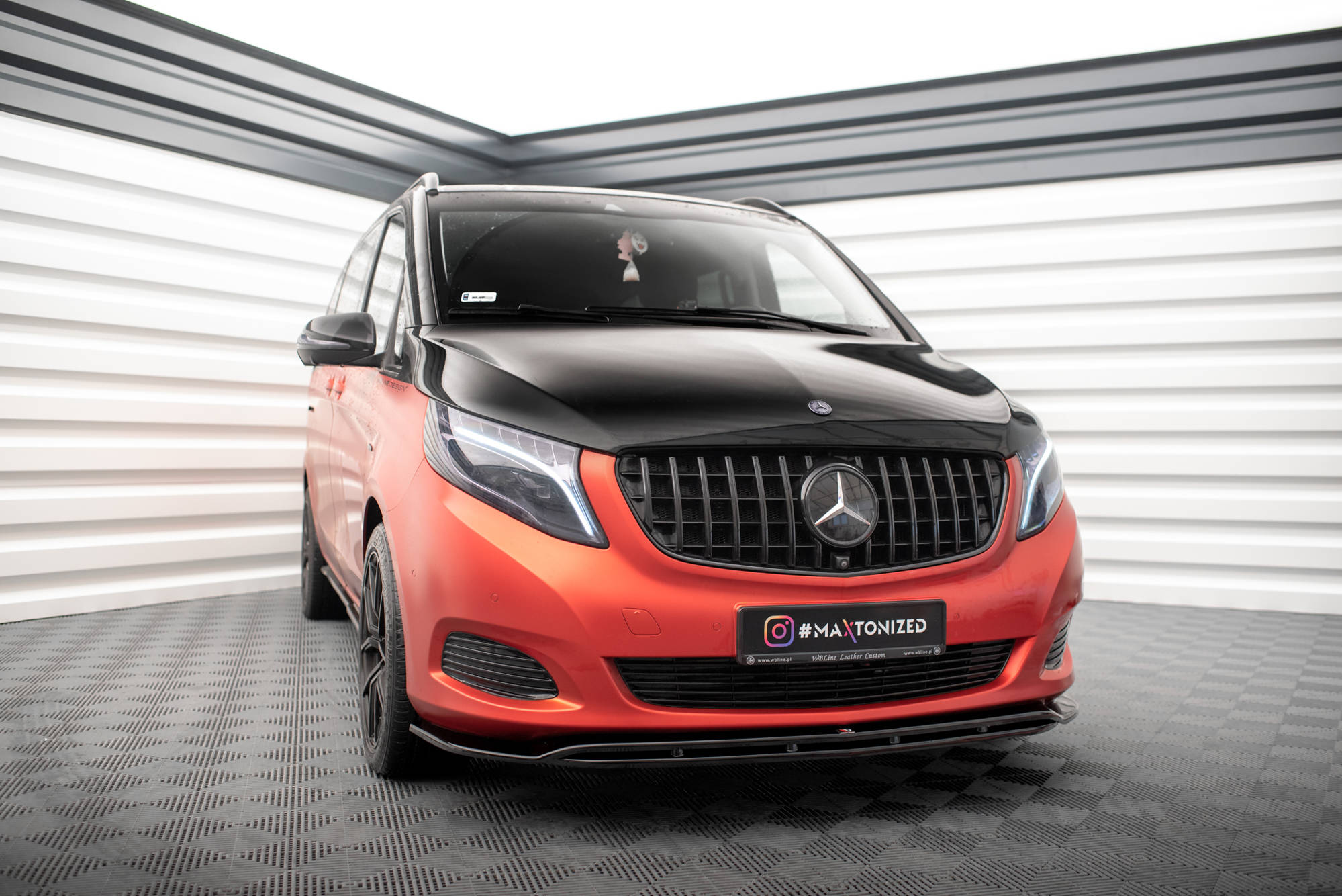 Front Splitter V.4 Mercedes V-Class W447 - 4