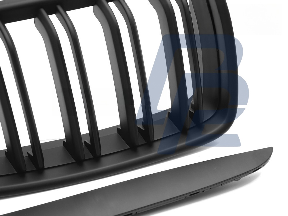 Grille Sport Matt Black Double-Slat for BMW E90 / E91 2005–2008 - 2