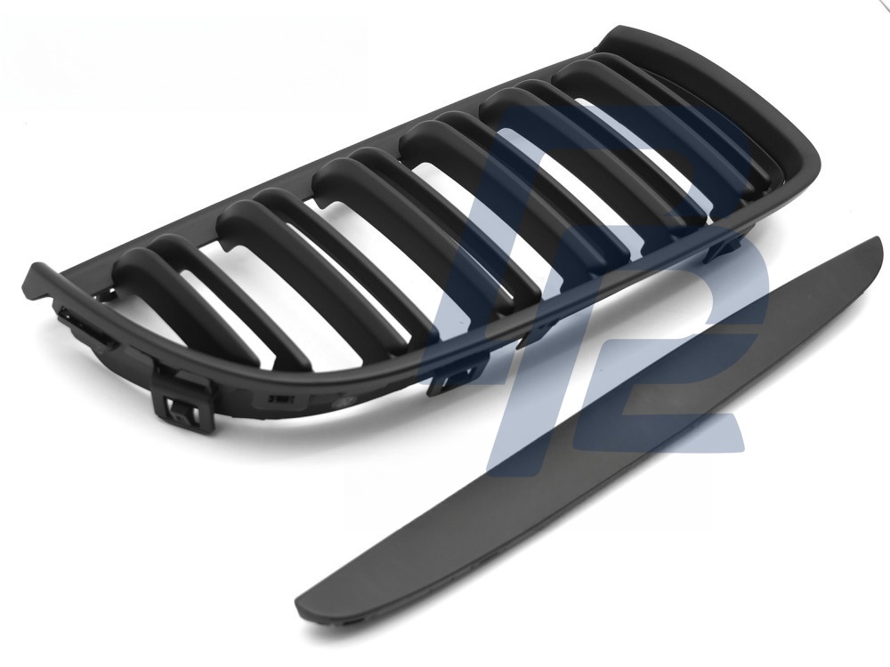 Grille Sport Matt Black Double-Slat for BMW E90 / E91 2005–2008 - 5