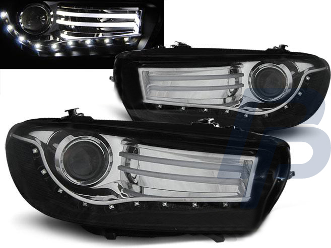 HEADLIGHTS VW SCIROCCO 08-04.14  BLACK LED - 2
