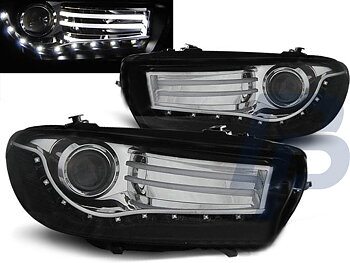 HEADLIGHTS VW SCIROCCO 08-04.14  BLACK LED