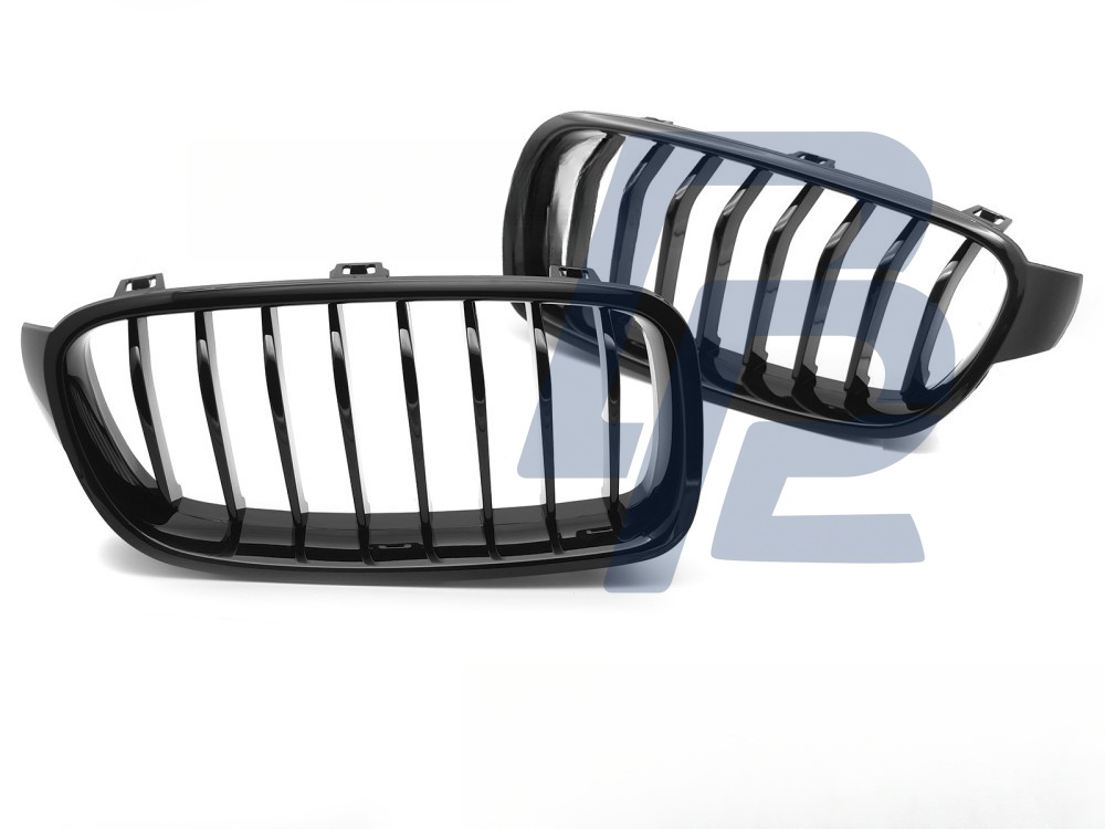 Grille Gloss Black for BMW F30 / F31 2011–2018 - 5