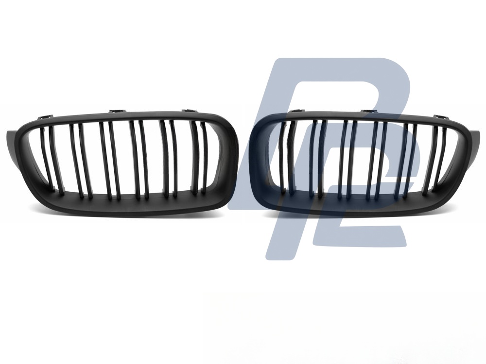Grille Sport Matt Black Double-Slat for BMW F30 / F31 2011–2018 - 4