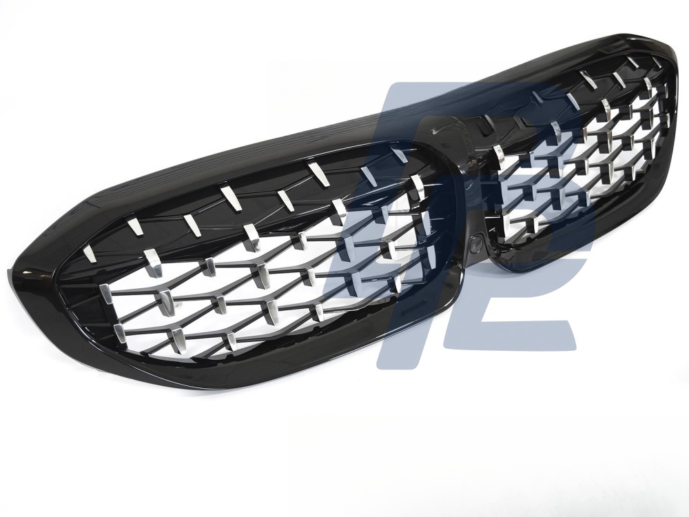 Grille Diamond Chrome/Black for BMW G20 / G21 2019–2022 - 3