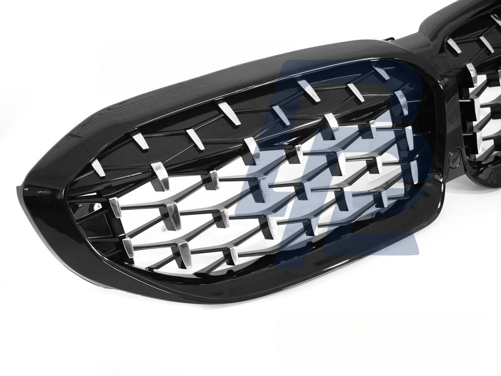 Grille Diamond Chrome/Black for BMW G20 / G21 2019–2022 - 2